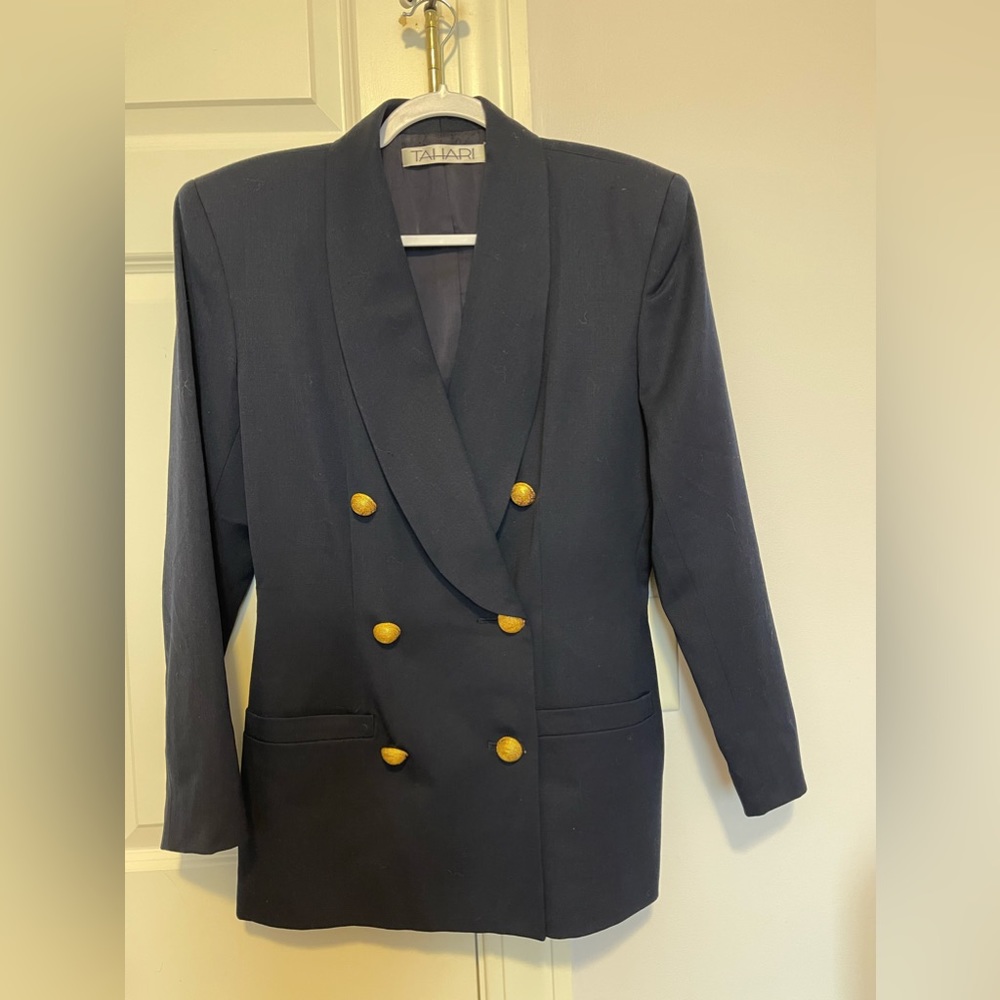 Tahari Double Breast Blazer